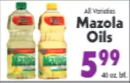 Marino's Supermarket Mazola Oils offer