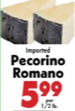 Marino's Supermarket Pecorino Romano offer