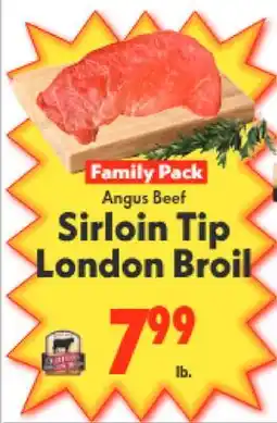 Marino's Supermarket Angus Beef Sirloin Tip London Broil offer