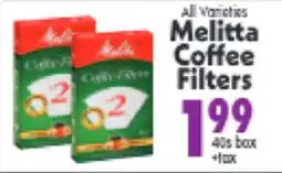 Marino's Supermarket Melitta Coffee Filters offer