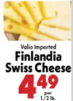 Marino's Supermarket Valio Imported Finlandia Swiss Cheese offer