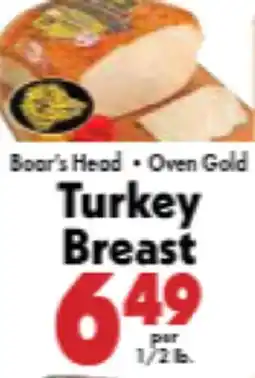 Marino's Supermarket Boar's Head • Oven Gold Turkey Breast offer