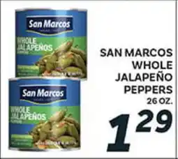 El Paso Grande SAN MARCOS WHOLE JALAPEÑO PEPPERS offer
