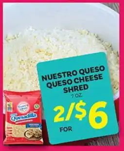 El Paso Grande NUESTRO QUESO CHEESE SHRED offer
