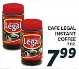 El Paso Grande CAFE LEGAL INSTANT COFFEE offer