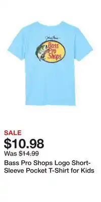 Cabela's Bass Pro Shops Logo Short-Sleeve Pocket T-Shirt for Kids offer