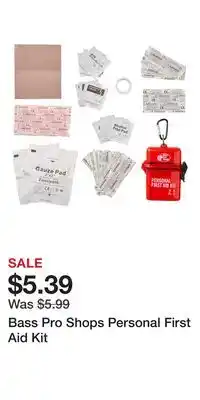 Cabela's Bass Pro Shops Personal First Aid Kit offer