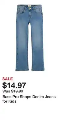 Cabela's Bass Pro Shops Denim Jeans for Kids offer