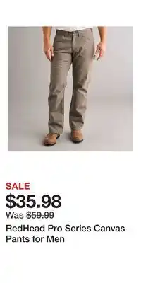 Cabela's RedHead Pro Series Canvas Pants for Men offer