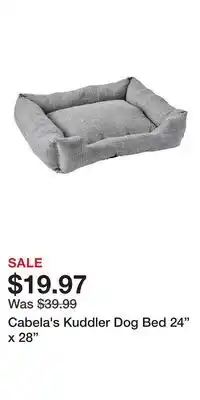Cabela's Cabela's Kuddler Dog Bed 24 x 28 offer