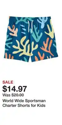 Cabela's World Wide Sportsman Charter Shorts for Kids offer