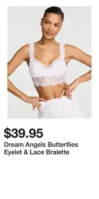 Victoria's Secret Dream Angels Butterflies Eyelet & Lace Bralette offer