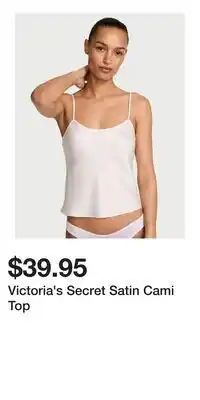 Victoria's Secret Victoria's Secret Satin Cami Top offer