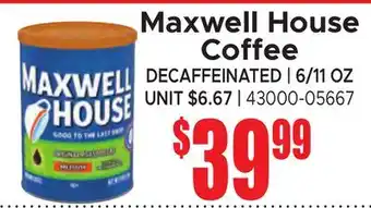 Jetro Maxwell House Coffee offer