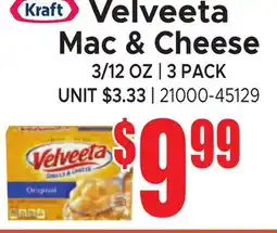 Jetro Kraft Velveeta Mac & Cheese offer