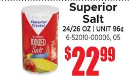 Jetro Superior Salt offer