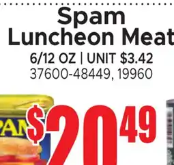 Jetro Spam Luncheon Meat offer
