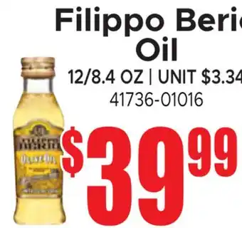 Jetro Filippo Berio Oil offer