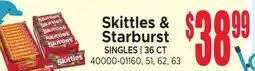 Jetro Skittles Starburst SINGLES offer