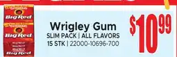 Jetro Wrigley Gum offer