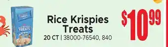 Jetro Rice Krispies Treats offer