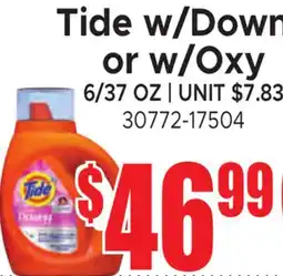 Jetro Tide w/Downy or w/Oxy offer