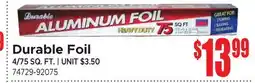 Jetro Durable Foil offer