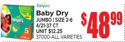 Jetro Pampers Baby Dry offer