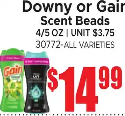 Jetro Downy or Gain Scent Beads offer