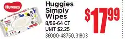 Jetro Huggies Simply Wipes offer