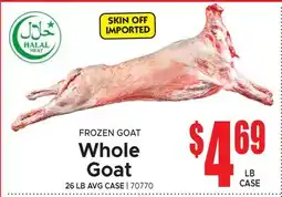 Jetro FROZEN GOAT Whole Goat offer
