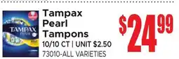 Jetro Tampax Pearl Tampons offer