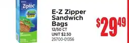 Jetro E-Z Zipper Sandwich Bags offer