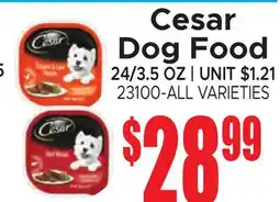 Jetro Cesar Dog Food offer