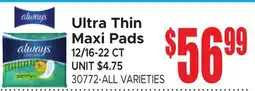 Jetro Ultra Thin Maxi Pads offer