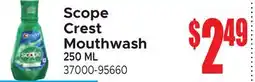 Jetro Scope Crest Mouthwash offer
