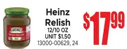 Jetro Heinz Relish offer