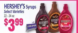 Jetro HERSHEY'S Syrups offer