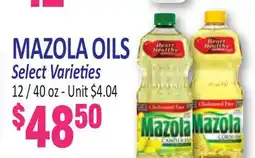Jetro MAZOLA OILS offer