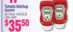 Jetro Heinz Tomato Ketchup Squeeze offer