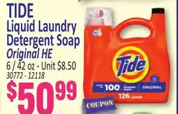 Jetro TIDE Liquid Laundry Detergent Soap Original HE offer