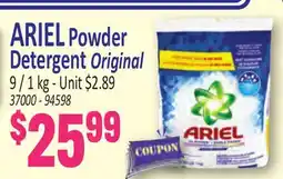 Jetro ARIEL Powder Detergent Original offer