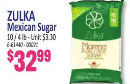 Jetro ZULKA Mexican Sugar offer