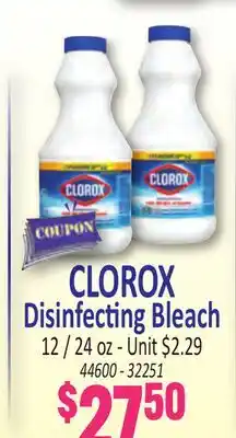 Jetro CLOROX Disinfecting Bleach offer