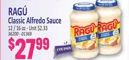 Jetro RAGÚ Classic Alfredo Sauce offer
