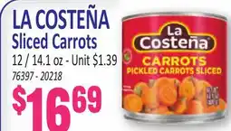 Jetro LA COSTEÑA Sliced Carrots offer