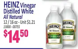 Jetro HEINZ Vinegar Distilled White All Natural offer