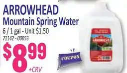 Jetro ARROWHEAD Mountain Spring Water offer