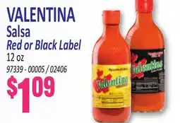 Jetro VALENTINA Salsa Red or Black Label offer