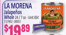 Jetro LA MORENA Jalapeños offer